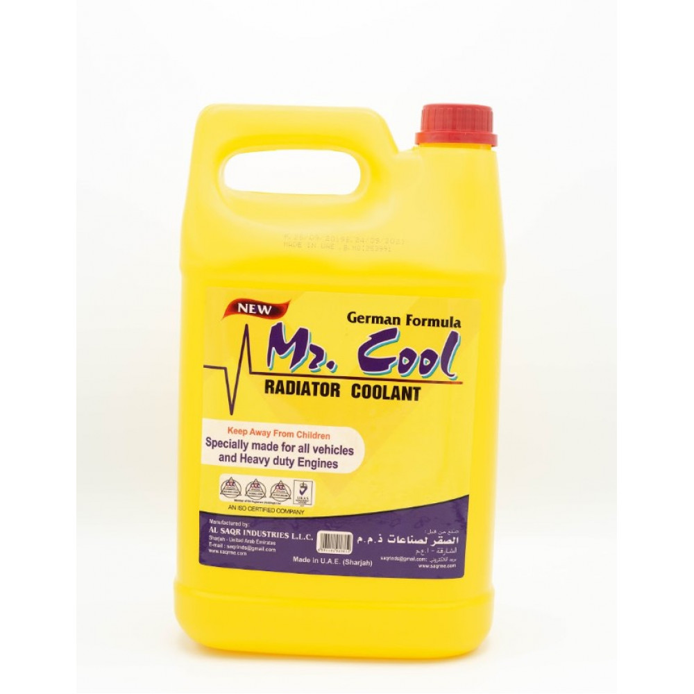 MR COOL RADIATOR COOLANT GREEN 4 Liter ( 4 Pieces Per Carton ) Sinaha